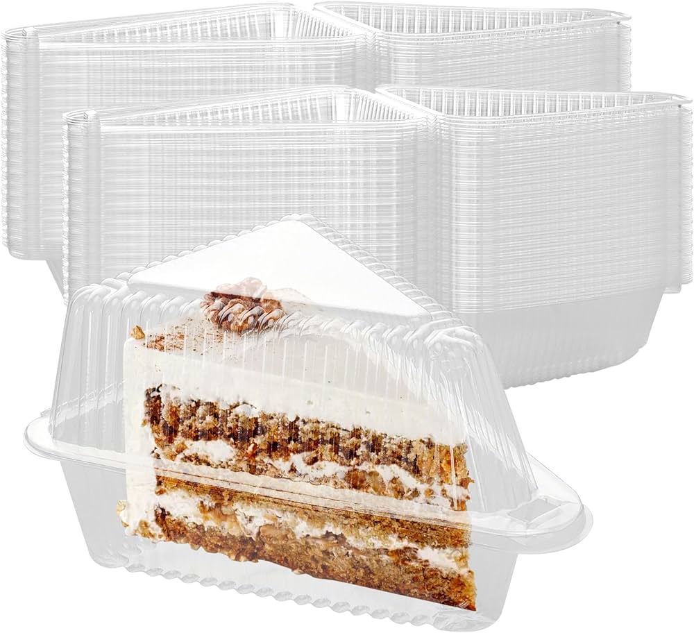 Container Cheesecakes TRIANGLE CHEESECAKE PASTRY CONTAINER – Dispozable