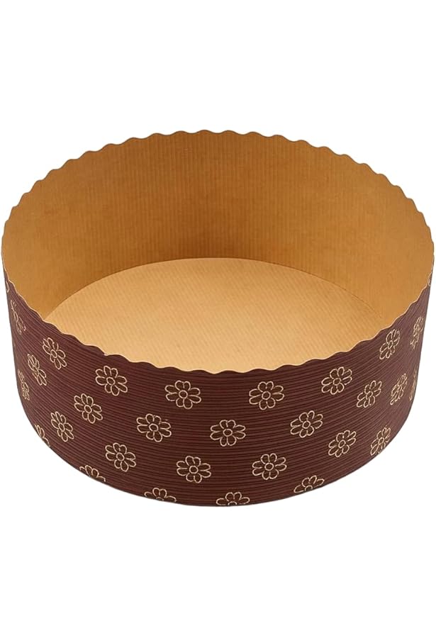 Premium Paper Plum Round Bake & Serve Mould – 400g |  Round Paper Baking Mould 5.5x2.5 Inches – Bake & Serve