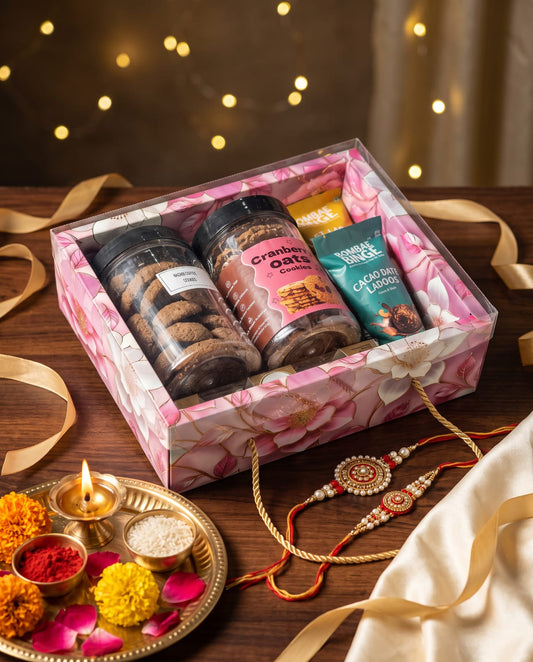 Pink Premium Foil Printed Foldable Hamper Box