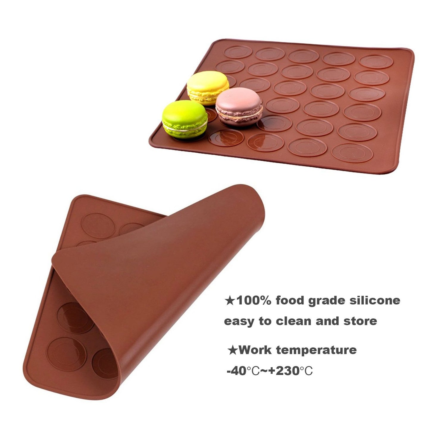 Silicone Macaron Non-Stick Baking Mat