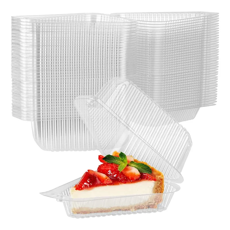 TRIANGLE CHEESECAKE PASTRY CONTAINER