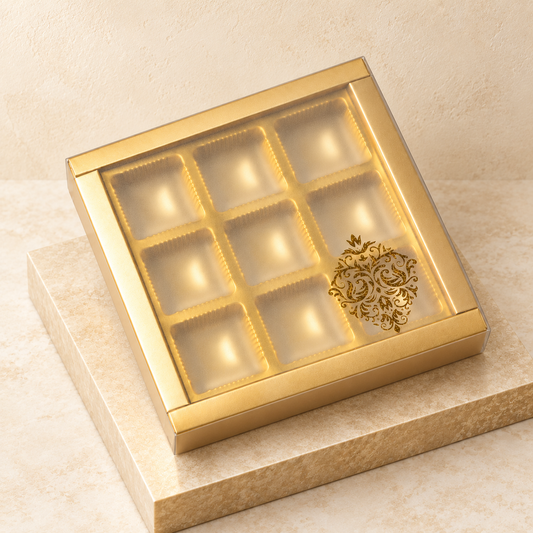 Regal Gold Chocolate Box – 9 Cavity