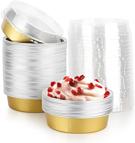 BETA ROUND FOIL BAKE&SERVE WITH LID (PACK OF 25)