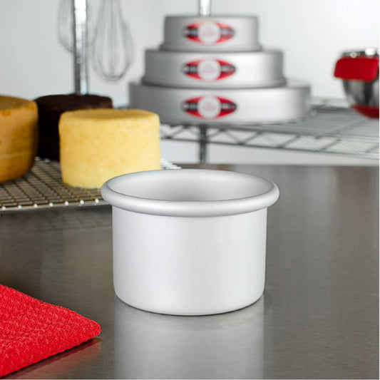 4 x 3 inches Round Aluminum Cake Tin | Cake Mould | Bento Tin | Round Thali