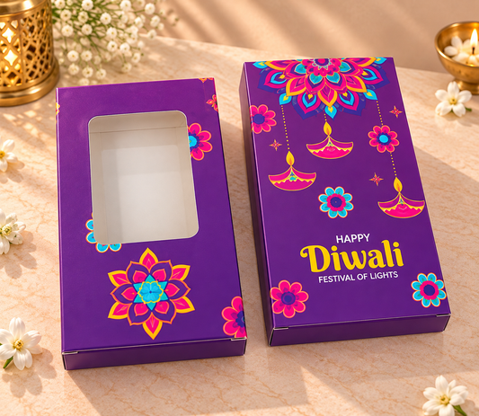 Purple Festive Bar Box with Window
