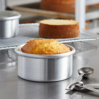 4 x 2.5 inches Round Aluminum Cake Tin /Cake Mould / Round Thali