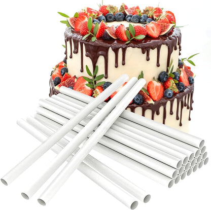 PLASTIC CAKE DOWEL RODS (PACK OF 8)