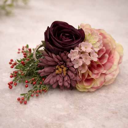 Premium Artificial Mixed Floral Hamper Decoration