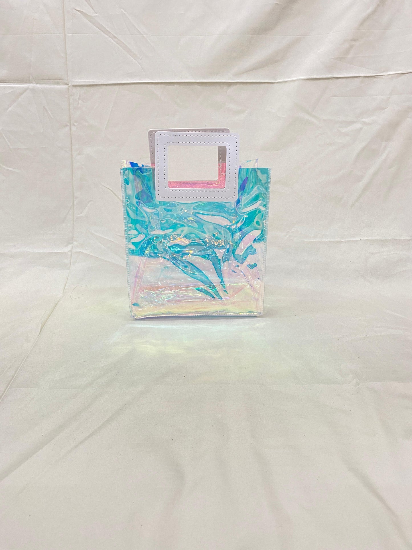 HOLOGRAPHIC GIFT BAG WITH HANDLE  (PACK OF 10)