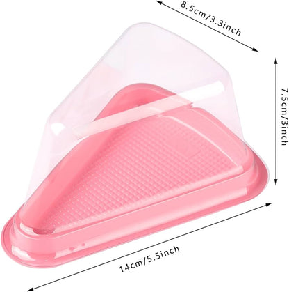 PINK TRIANGLE DESSERT CONTAINER (PACK OF 25)