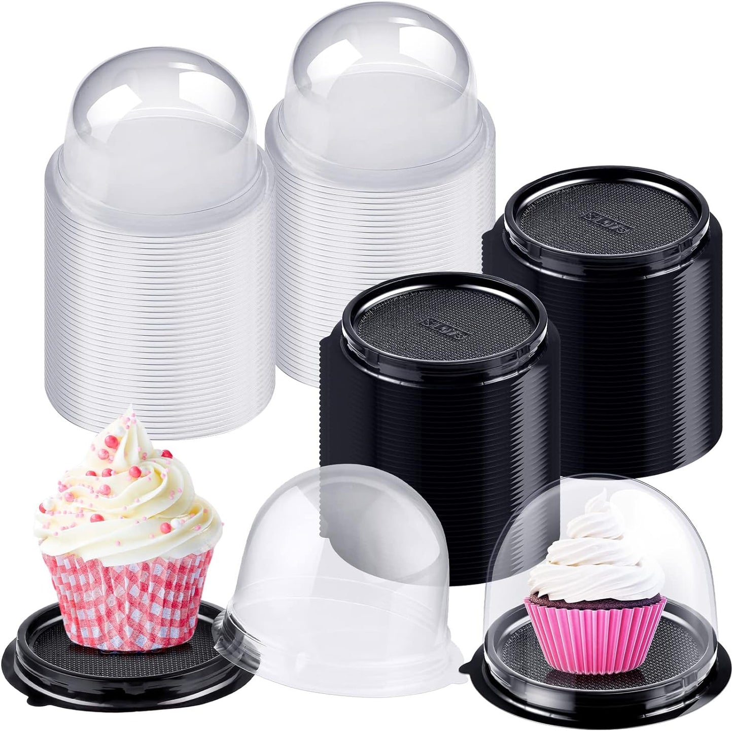 PLASTIC DESSERT DOME (PACK OF 25)