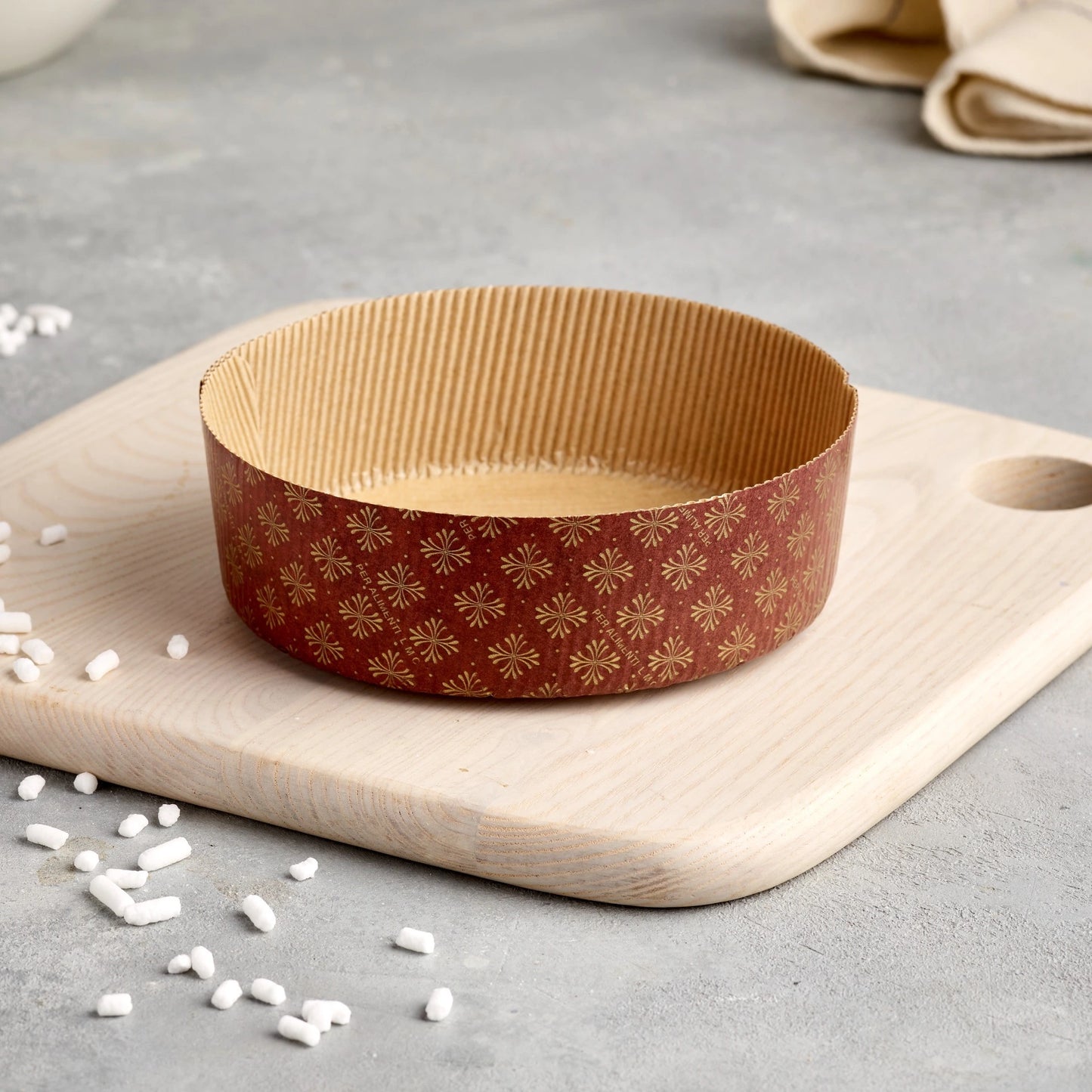 Premium Paper Plum Round Bake & Serve Mould – 500g |  Round Paper Baking Mould 6x2.25 Inches – Bake & Serve