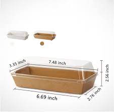 RECTANGULAR  BAKE AND SERVE WITH LID | Direct Bakeable Mould With Lid
