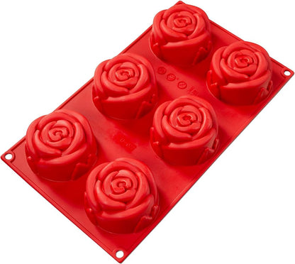 SILICON ROSE MOULD BIG SIZE