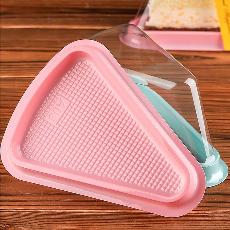 PINK TRIANGLE DESSERT CONTAINER (PACK OF 25)