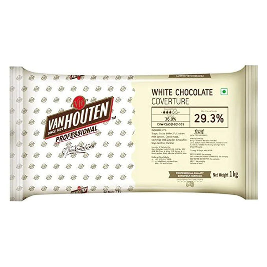 VANHOUTEN WHITE CHOCOLATE COUVERTURE 29.3%