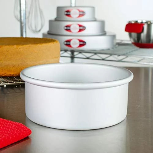 7 x 3 inches Round Aluminum Cake Tin | Cake Mould | Round Thali