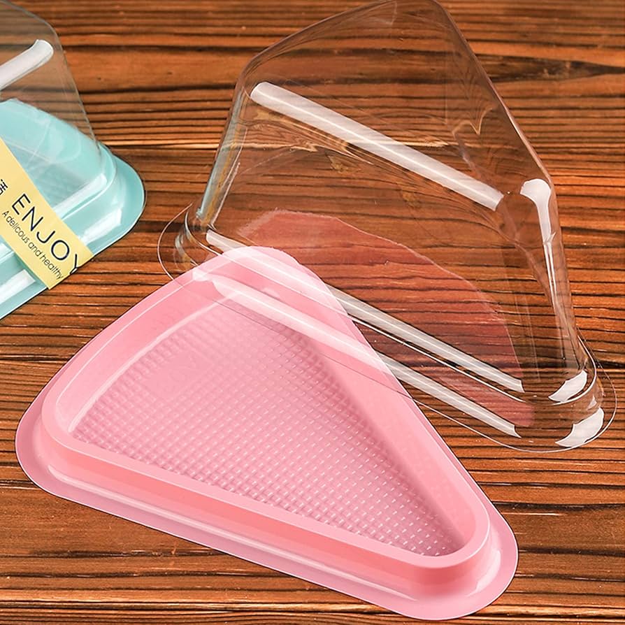 PINK TRIANGLE DESSERT CONTAINER (PACK OF 25)