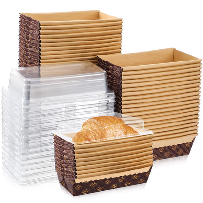 250gms Bake & Serve Plum Cake Tray WithLid | Bakeable Plum Cake Tray