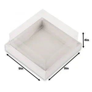 TRANSPARENT FULL DISPLAY HAMPER BOX .