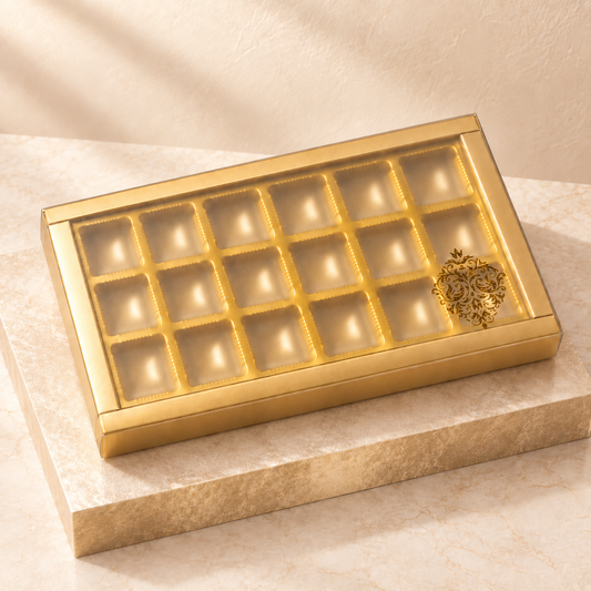 Regal Gold Chocolate Box – 18 Cavity