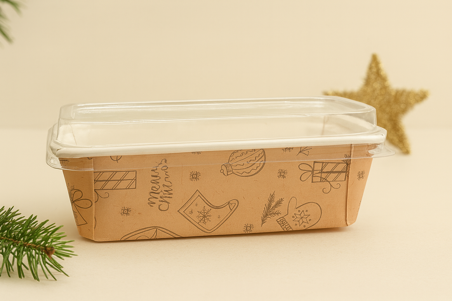 Christmas Plum Cake Bake & Serve With Lid 250gms – Brown Christmas Bunny