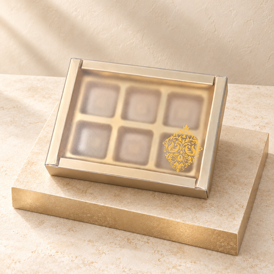 Regal Gold Chocolate Box – 6 Cavity