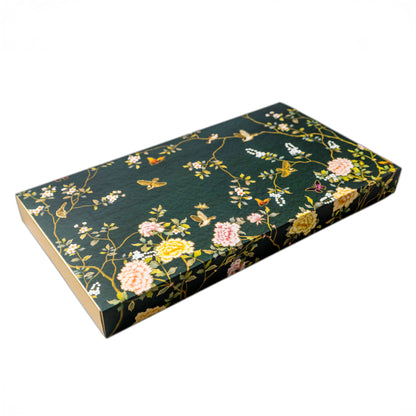 Luxury Festive Chocolate Gift Box – 18 Cavity | Green Elegant Floral Design