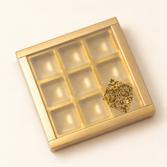 Regal Gold Chocolate Box – 9 Cavity
