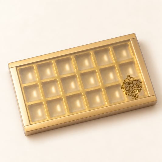 Regal Gold Chocolate Box – 18 Cavity