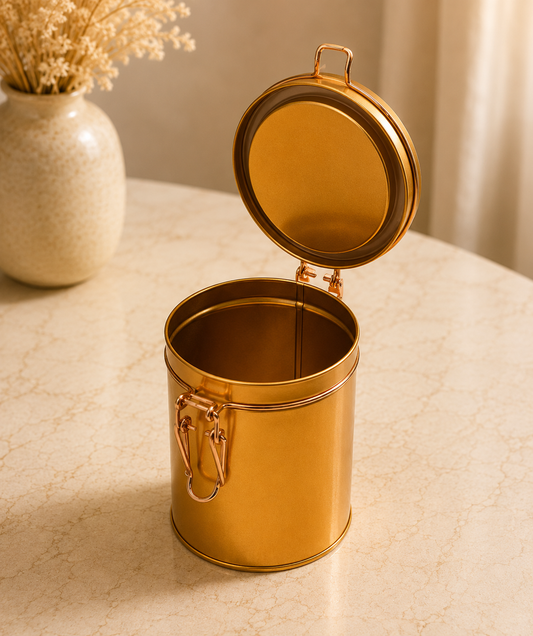 Aurelia Gold – Exclusive Imported Airtight Lock Tin Container