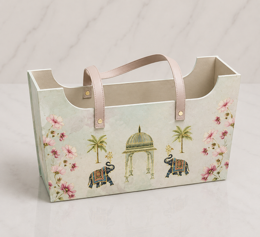 Gulbahar Heritage – Premium Big Collapsible Hamper Basket