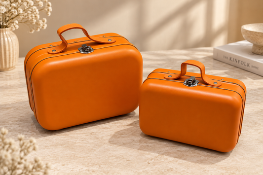 Valencia Luxe – Imported Premium Metal Suitcase Tin Set Of 2