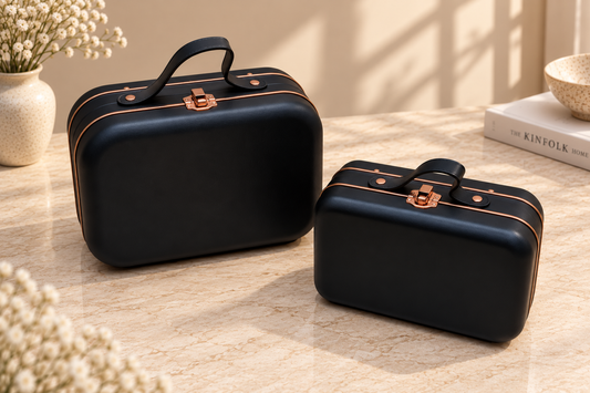 Noiré Luxe – Imported Premium Metal Suitcase Tin Set Of 2