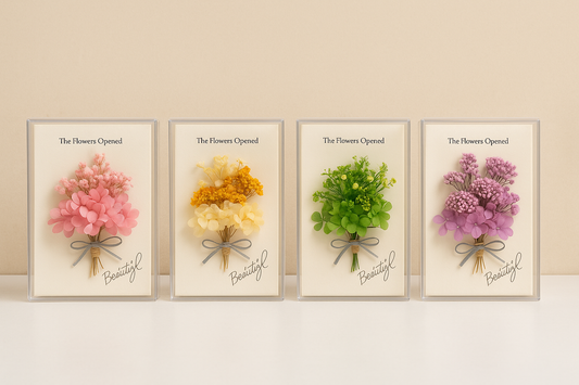 Exclusive Bouquet Greeting Card – Dried Flower Gift Card