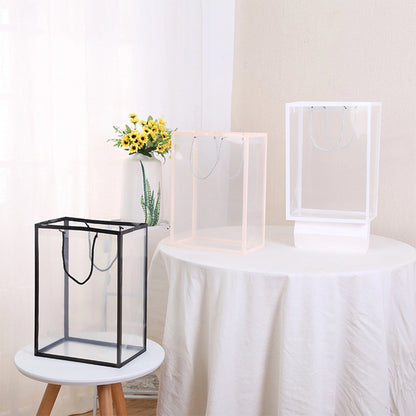 TRANSPARENT PVC HAMPER BAG