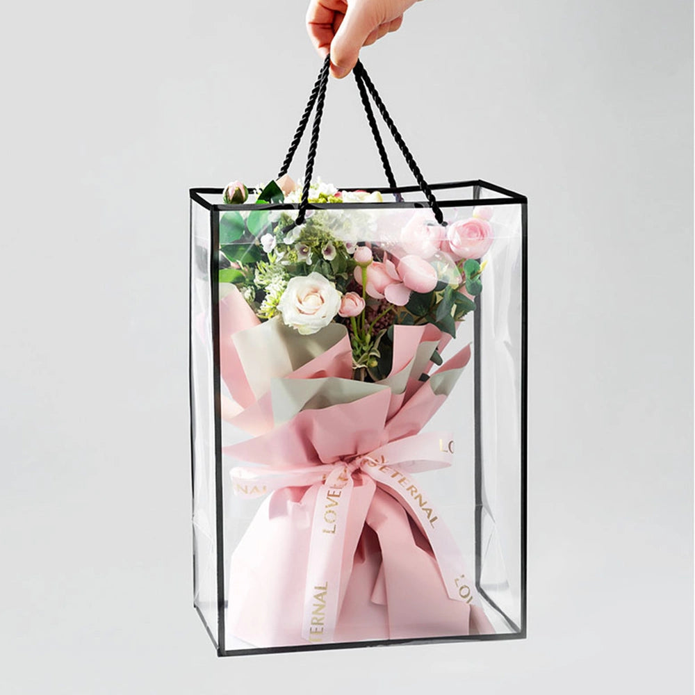 TRANSPARENT PVC HAMPER BAG