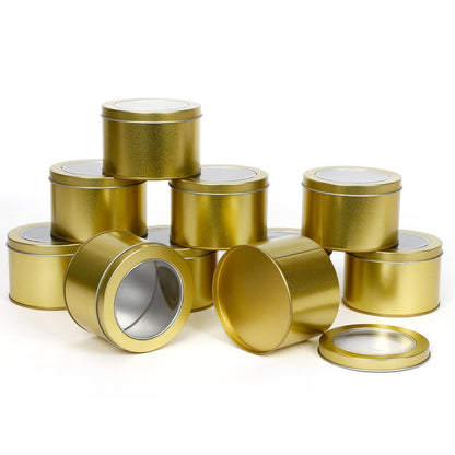 Premium Mini Window Gift Tin Box | Festive Gifting & Hamper Packaging