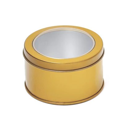 Premium Mini Window Gift Tin Box | Festive Gifting & Hamper Packaging