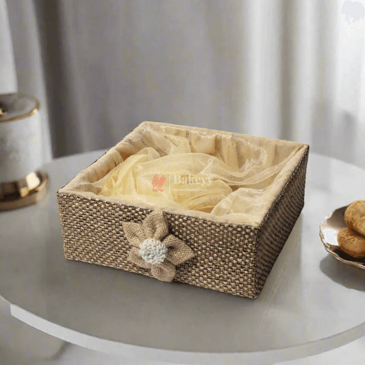 JUTE TRAY | HAMPER BASKET | HAMPER TRAY