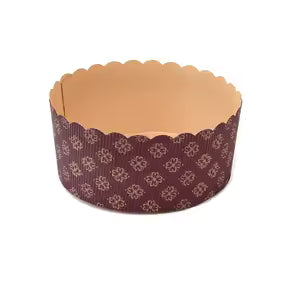 Premium Paper Plum Round Bake & Serve Mould – 400g |  Round Paper Baking Mould 5.5x2.5 Inches – Bake & Serve