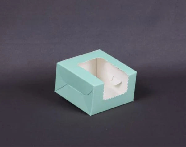 MINT GREEN SINGLE BROWNIE BOX (PACK 0F 10)