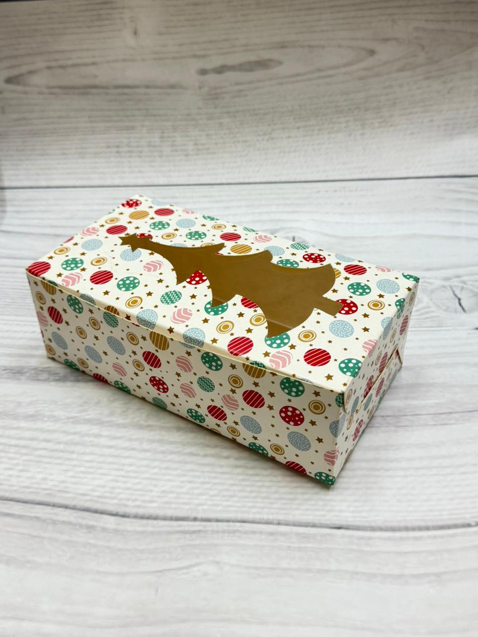 250gms Polka Festive Plum Cake Box – Christmas Edition