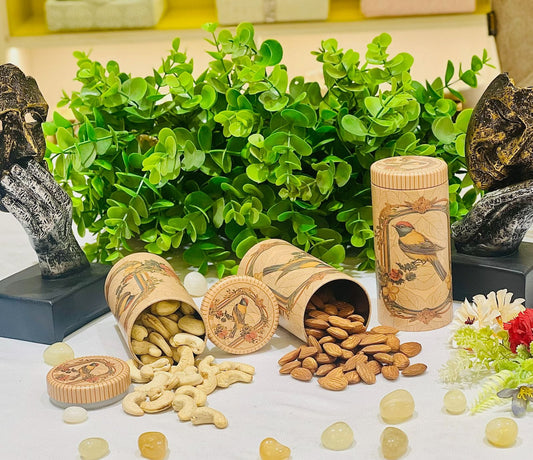 Premium Airtight Decorative Jar – 375ml | Festive Gifting Box for Diwali, Weddings & Hampers