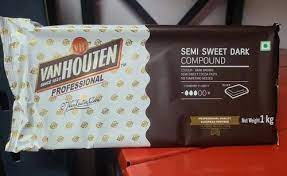 VANHOUTEN SEMI SWEET DARK COMPOUND