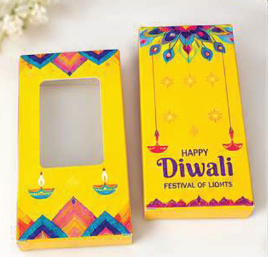Yellow Festive Bar Box with Window