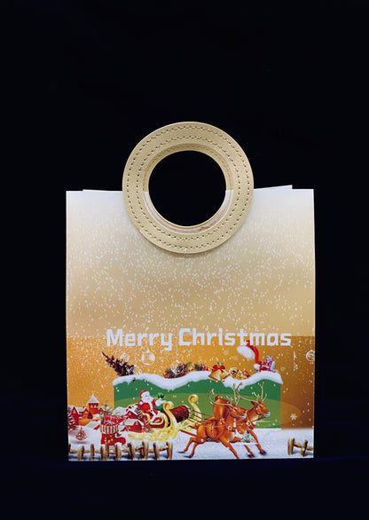 CHRISTMAS HAMPER BAG (PACK OF 10) GOLD