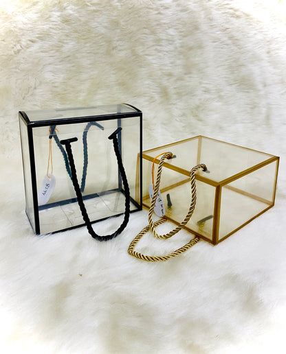 TRANSPARENT PVC HAMPER BAG