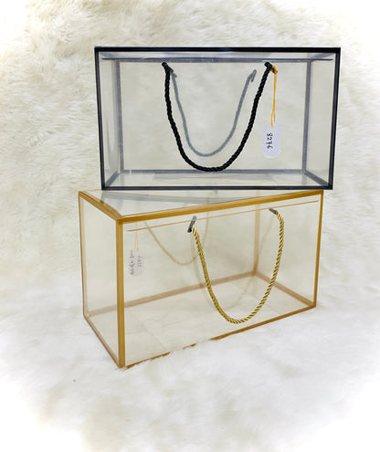 TRANSPARENT PVC HAMPER BAG