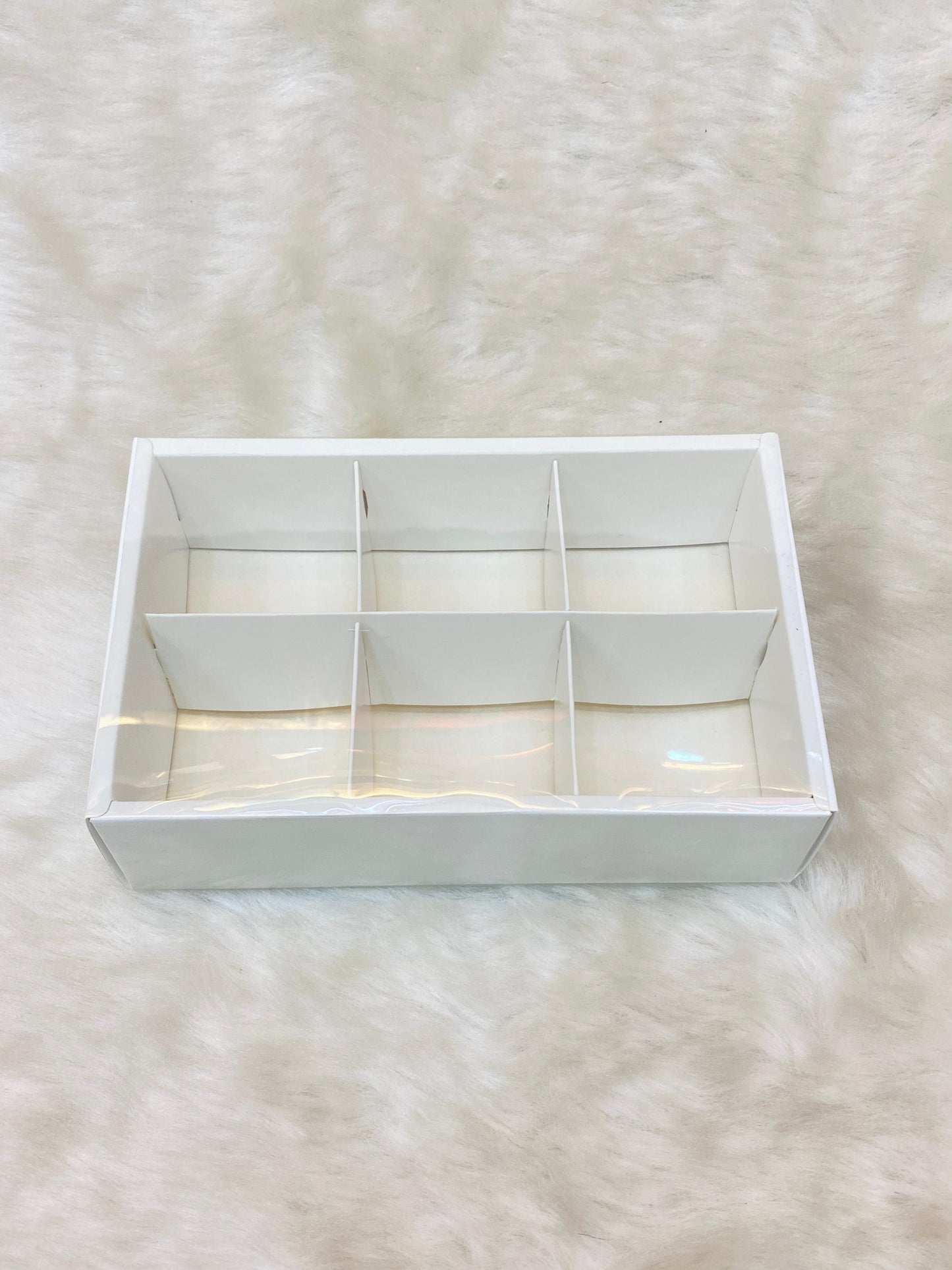 6 PARTITION BOXES WITH TRANSPARENT SLEEVE (PACK OF 10)